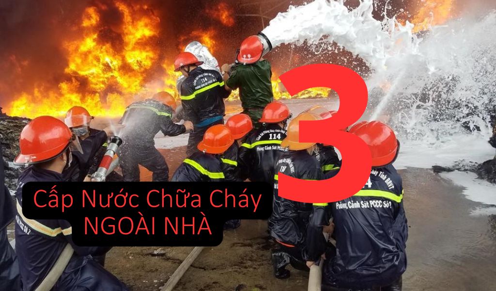 Cấp nước chữa cháy ngoài nhà