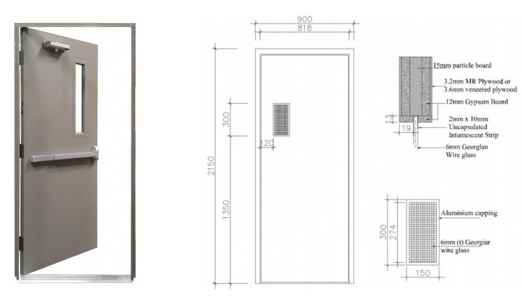 Giới hạn chịu lửa của cửa thép